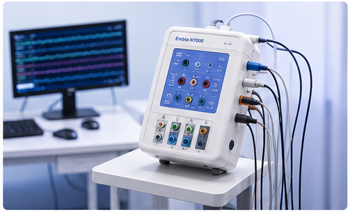 Sleep study diagnostic equipment