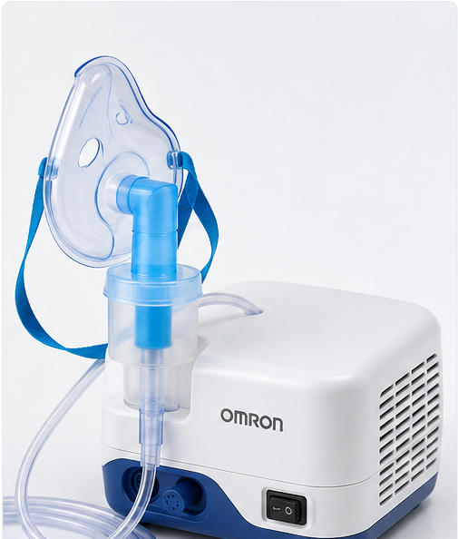 Compressor nebulizer for respiratory therapy